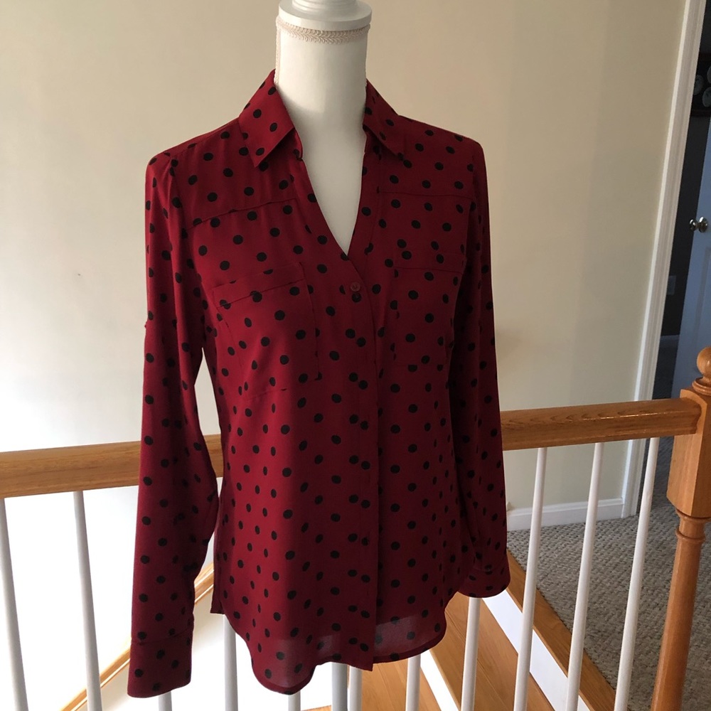 Express portofino slim blouse.